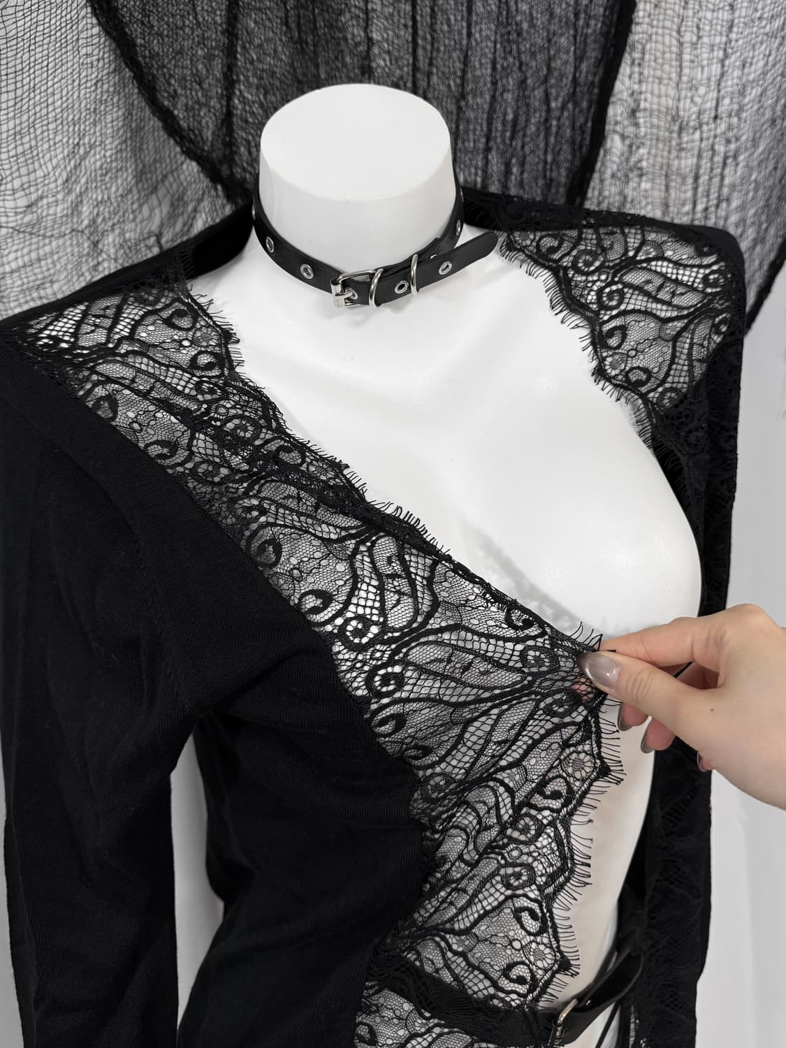 lace knit cardigan 상품이미지2