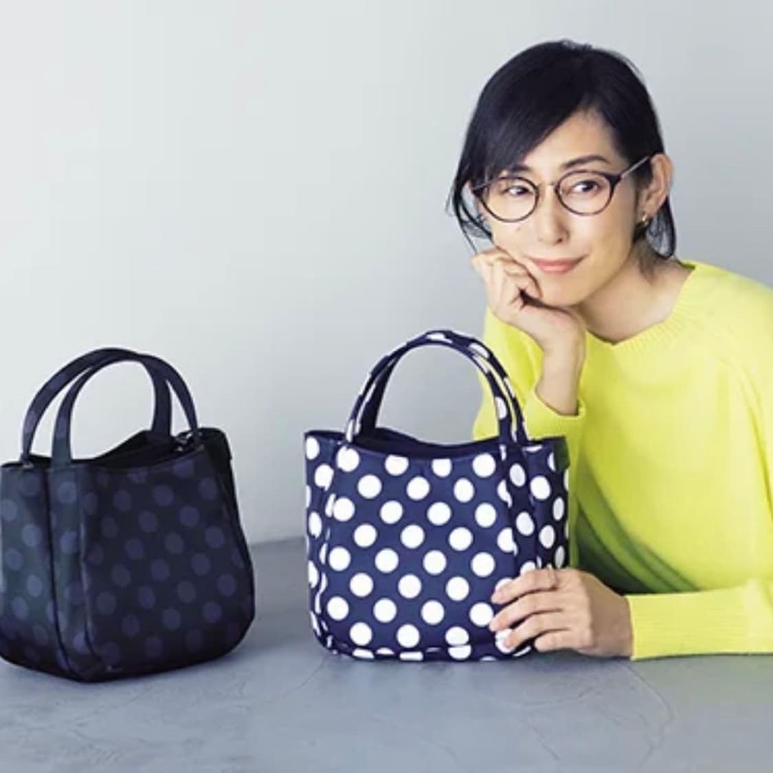 요지 야마모토 Y'SACCS x 키무라 다에 폴카 닷 미니백 상품이미지9