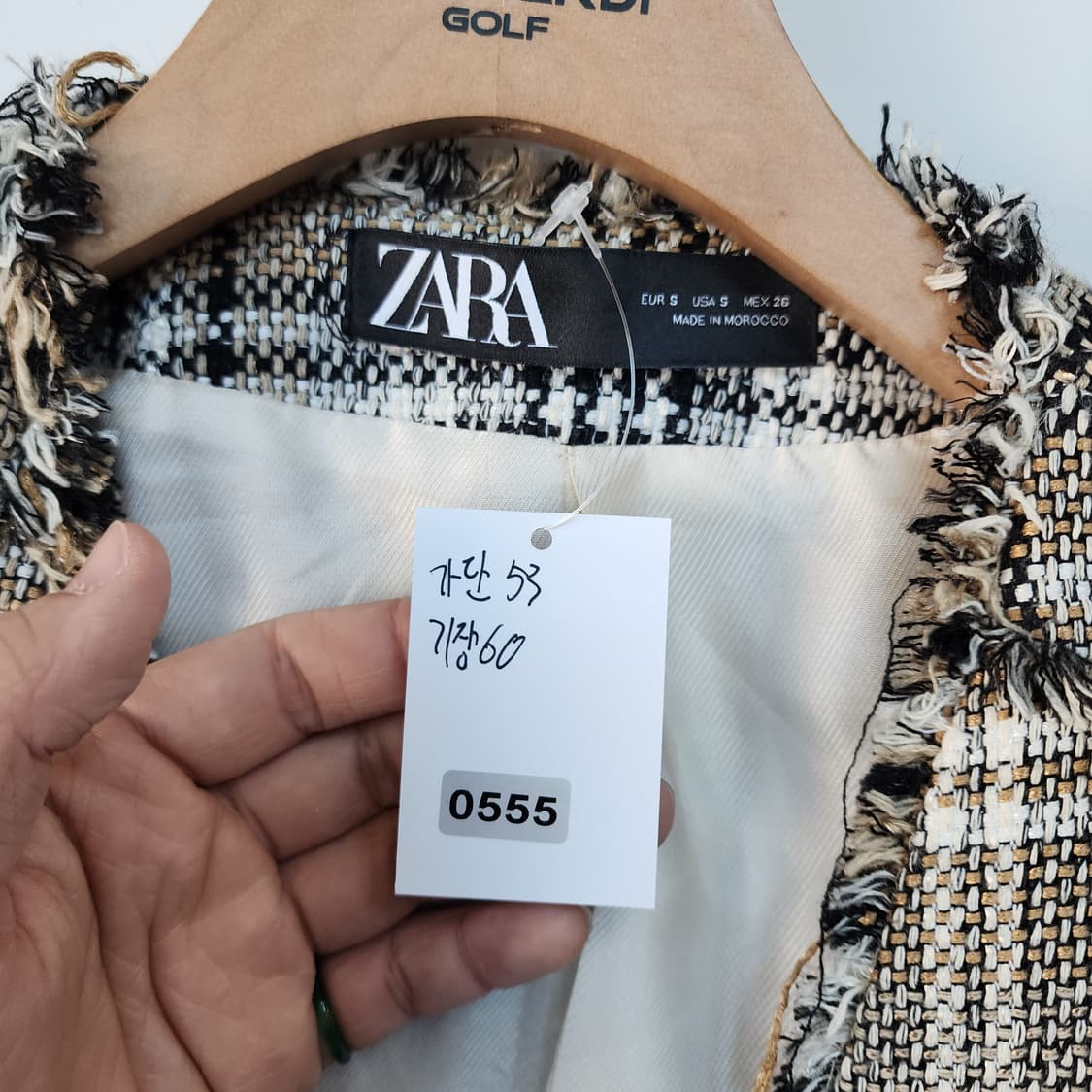 자라 트위드 자켓 상품이미지5