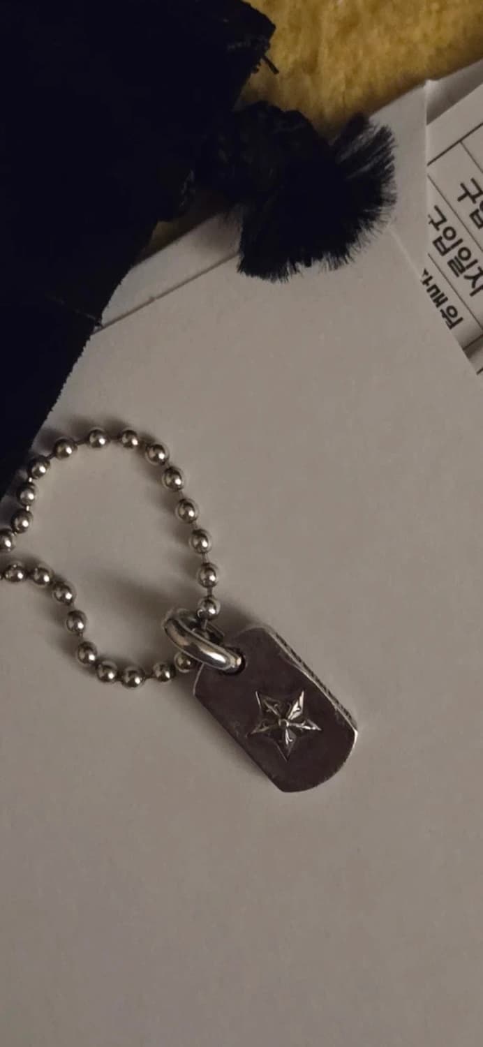 크롬하츠 타이니 스타 도그택 + 정품 체인 상품이미지5