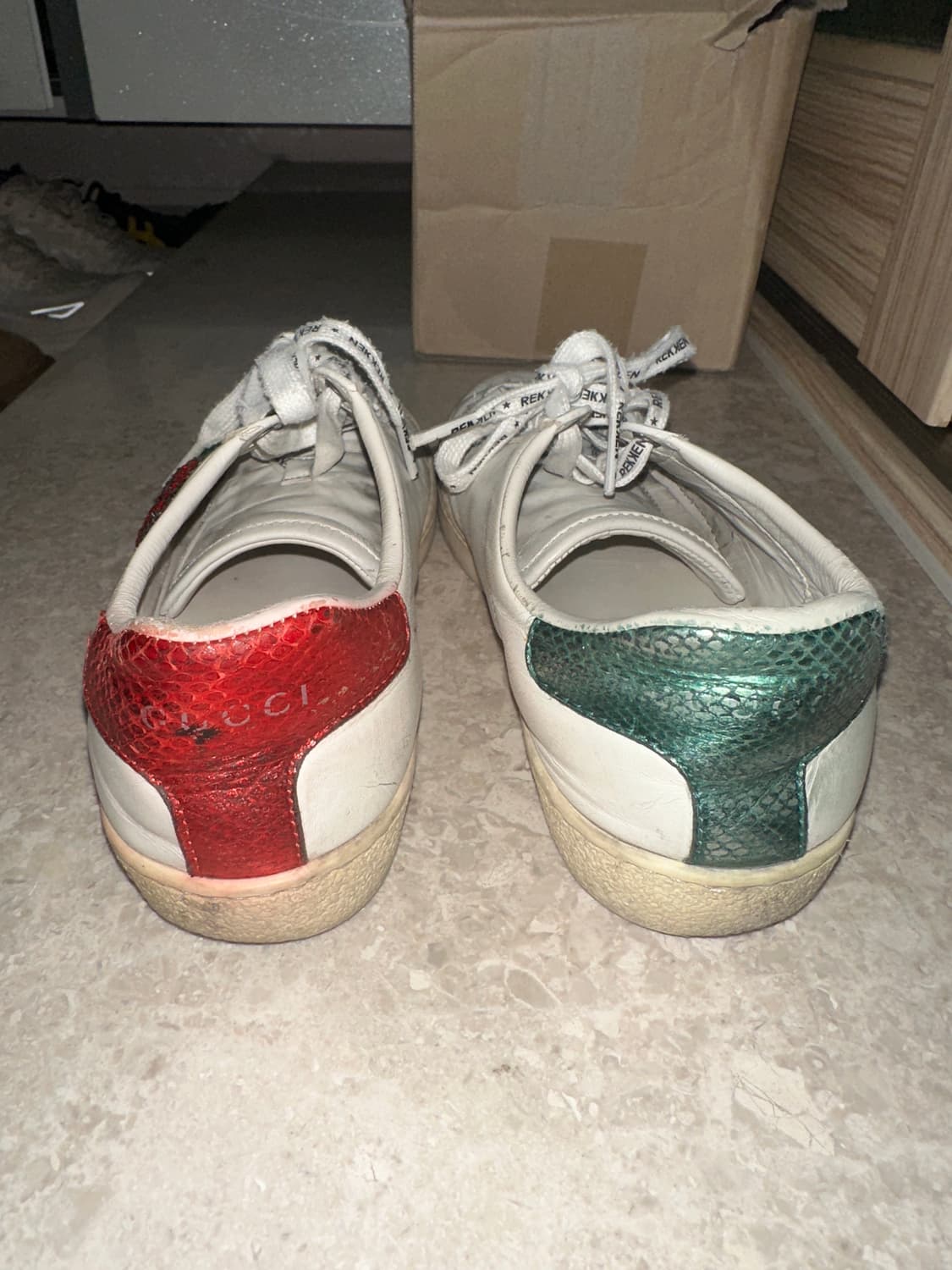 (정품) 구찌 빈티지 스터드 큐빅 디테일 운동화 갸루오네갸루 아쉬ash 상품이미지8