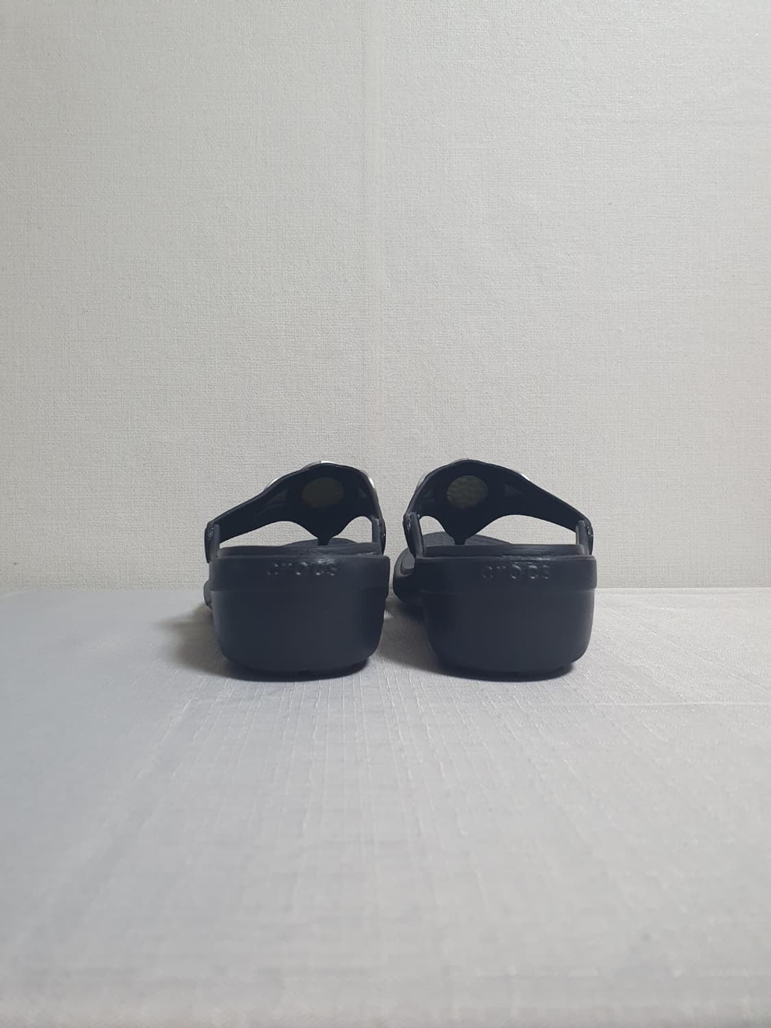 택포가 230mm 크록스 플립플랍 스플래쉬 쪼리 플립 블랙 상품이미지4