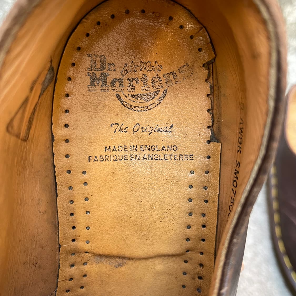 [6UK] 닥터마틴 MADE IN ENGLAND 브라운 (250~255) 상품이미지9