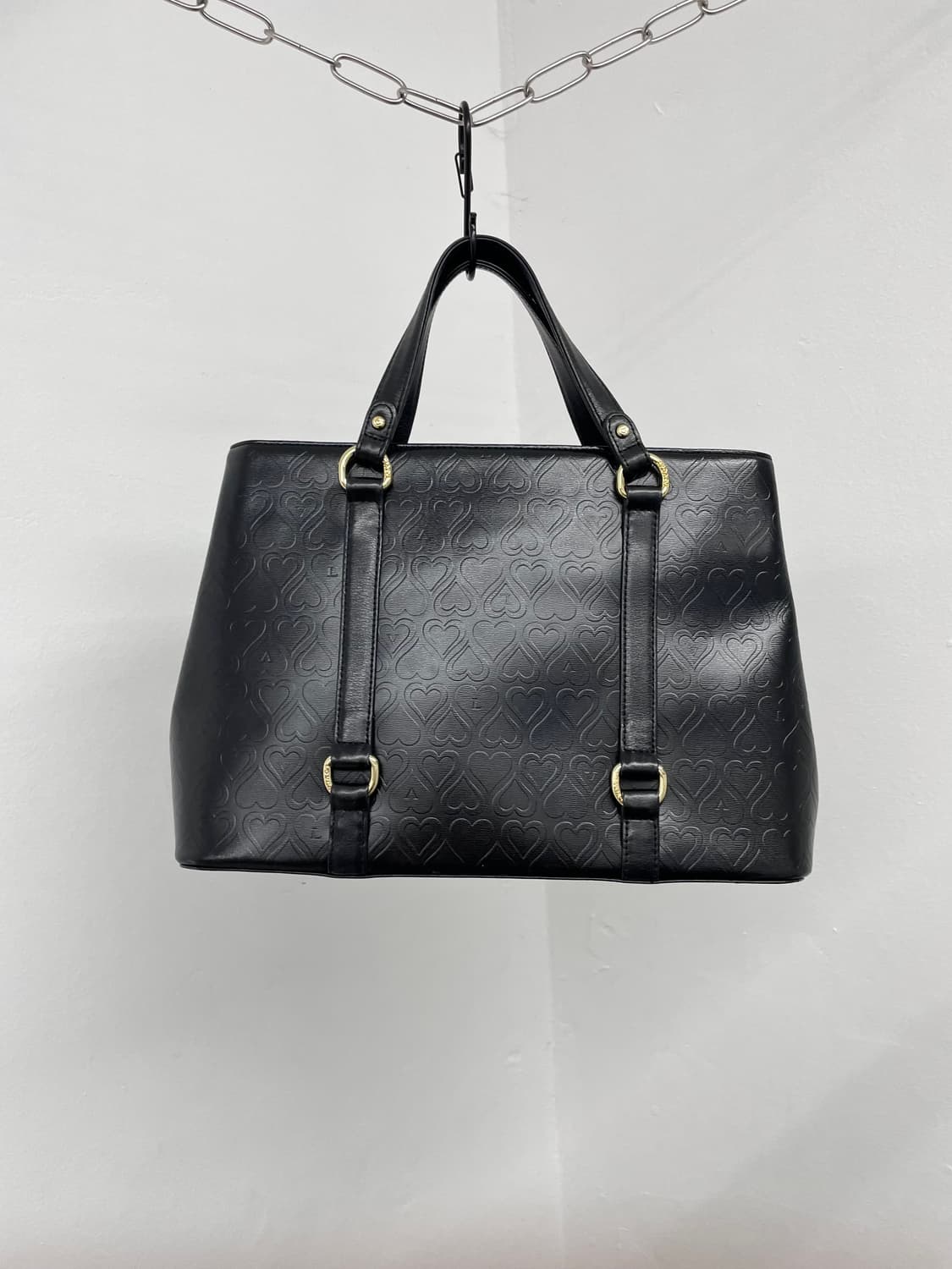 러브캣 하트 갸루 키링 토트백 상품이미지8