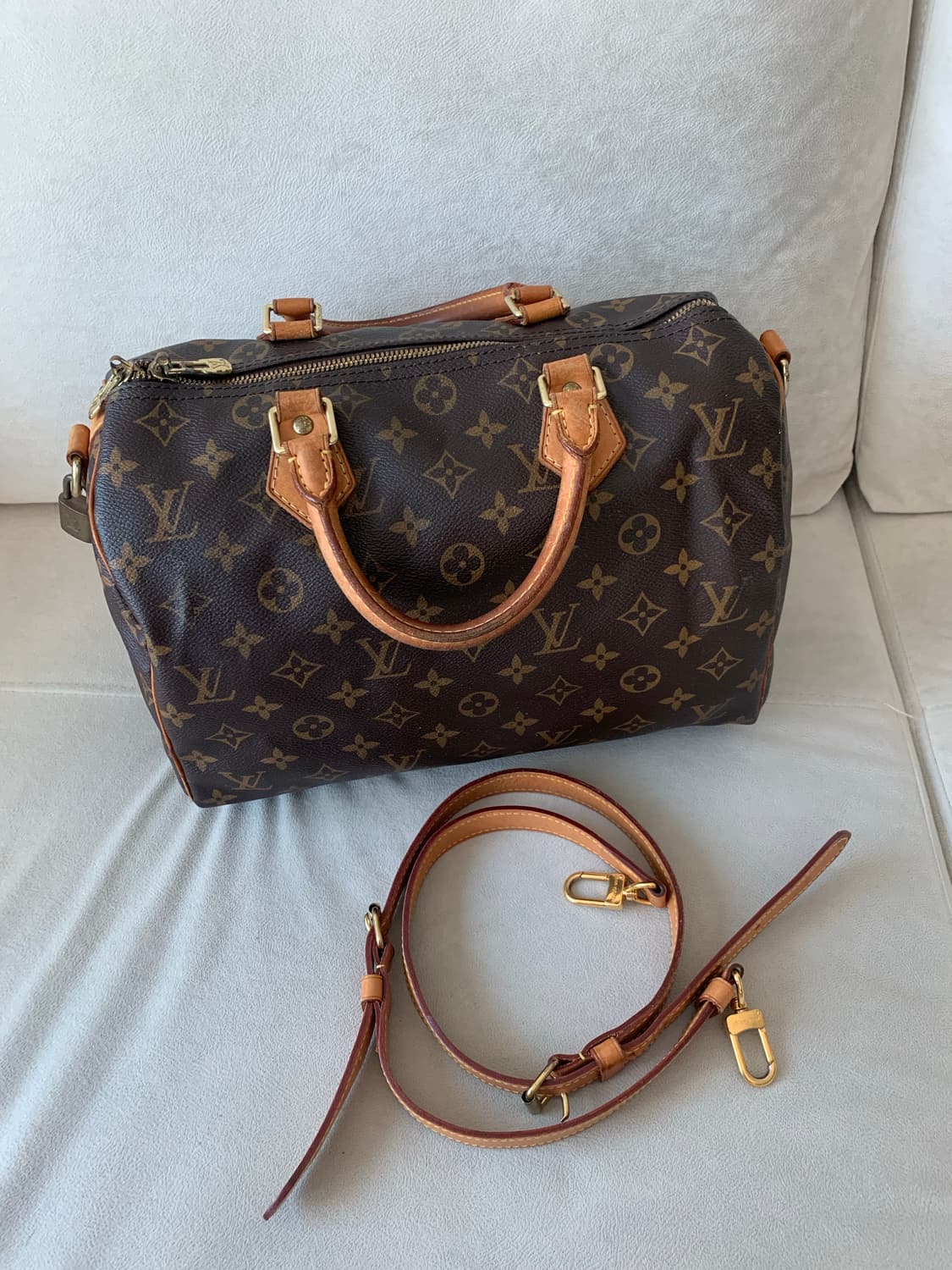 루이비통 반둘리에30 가방 정품 스피디 상품이미지4