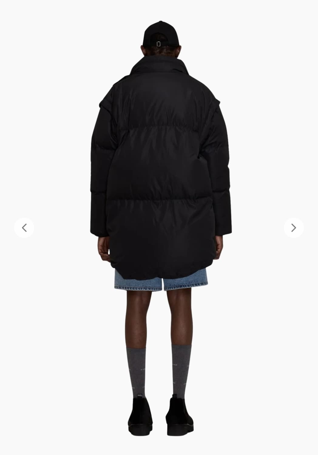 [40] 김해김 24fw 메탈 로고 패딩 상품이미지4