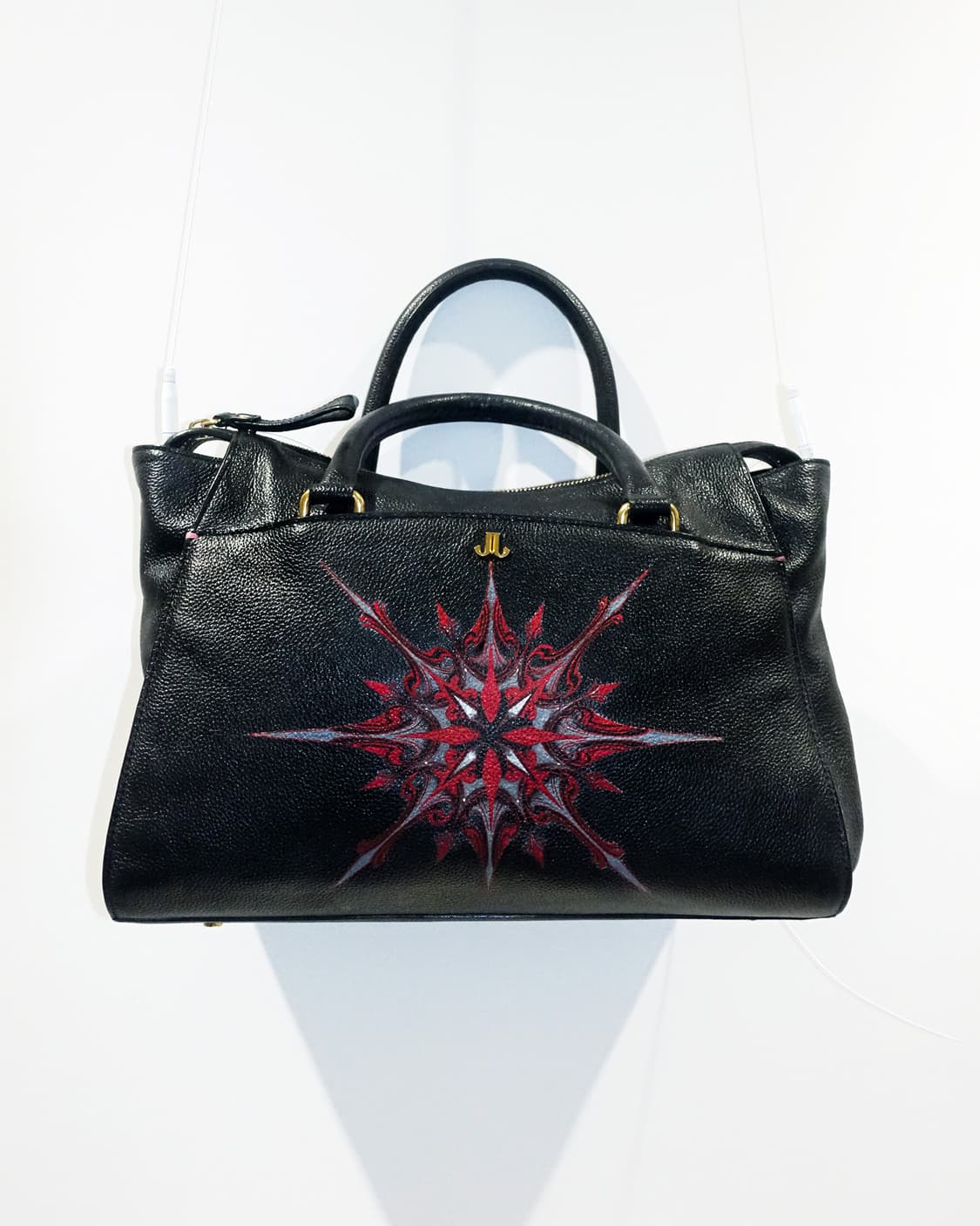 한정판)질스튜어트 블랙 가죽 토트백 1/1 상품이미지1