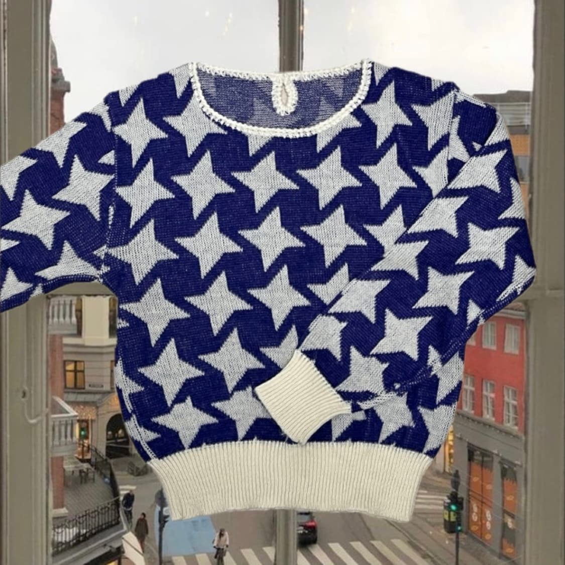 빈티지 패턴 니트 상품이미지1