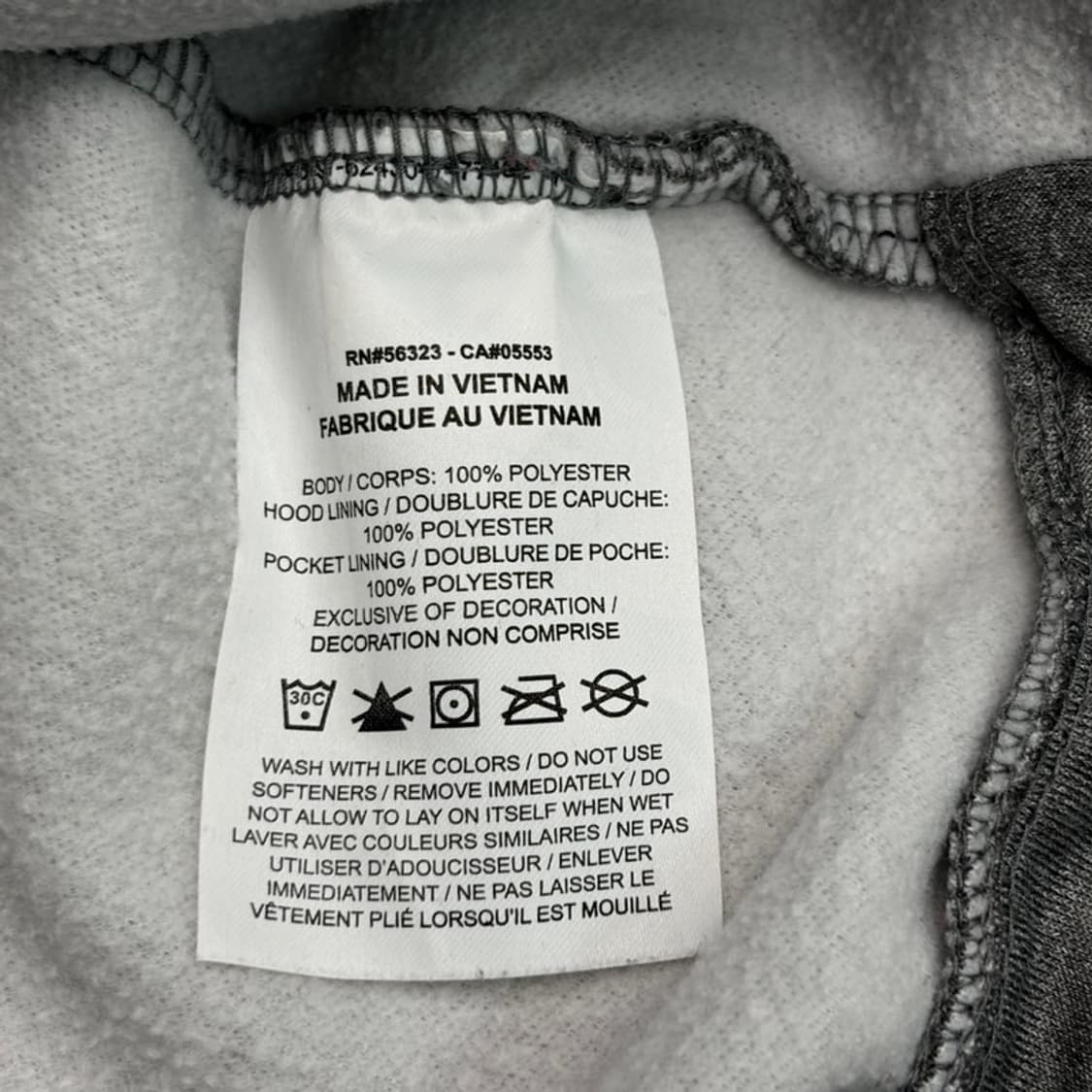 NIKE 그레이 드라이핏 후드집업 S 상품이미지5