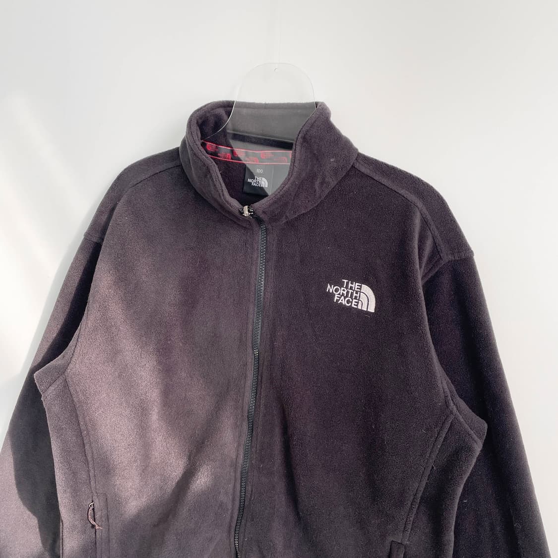 B1 노스페이스 블랙 플리스 집업 재킷 100사이즈 상품이미지2