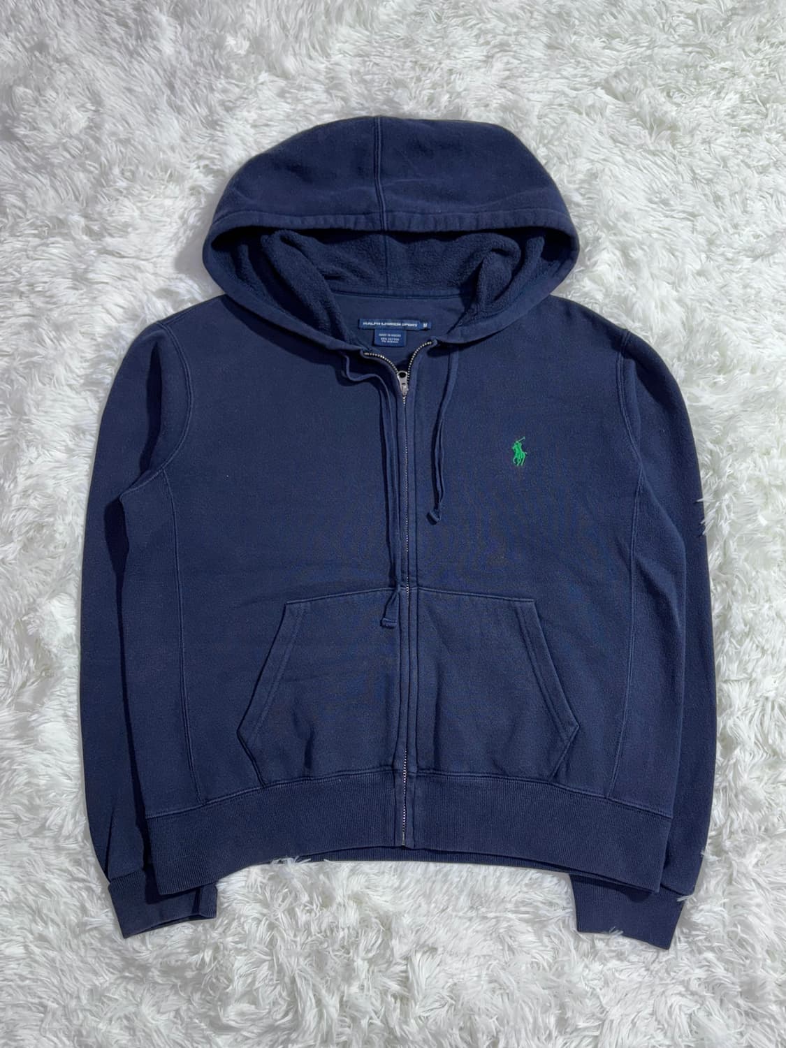 폴로 랄프로렌 네이비 그린포니 후드집업  상품이미지3