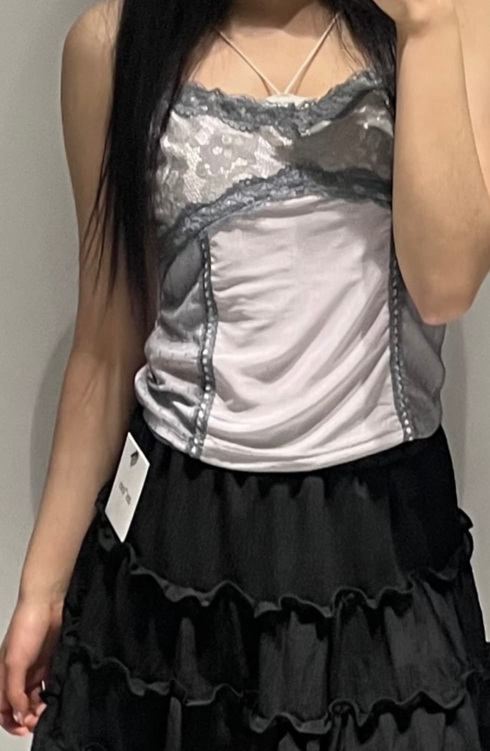 애즈온 KISSES LACE TOP 상품이미지1