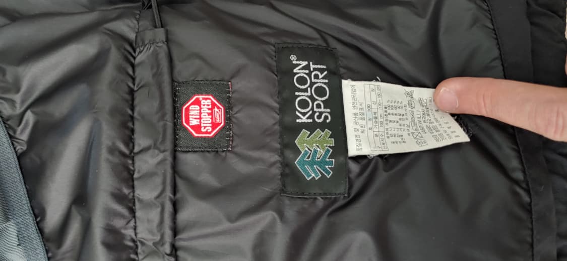 코오롱 스포츠 우모 구스다운 100 상품이미지9