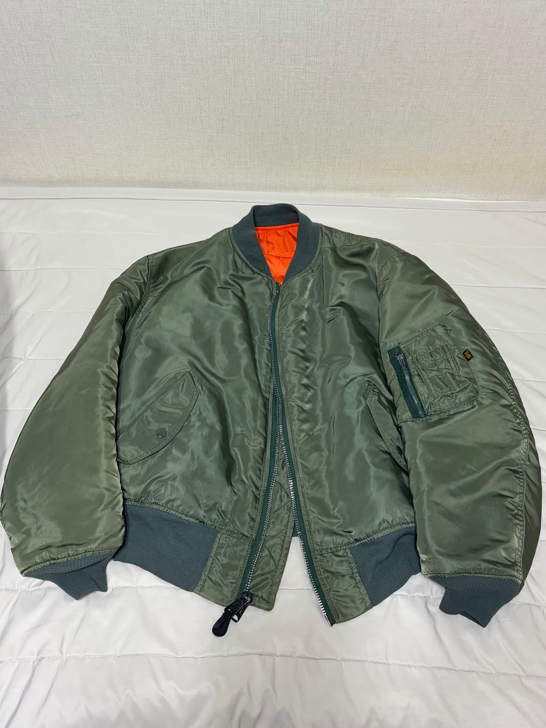 90s 알파인더스트리 ma-1 usa XL 상품이미지1