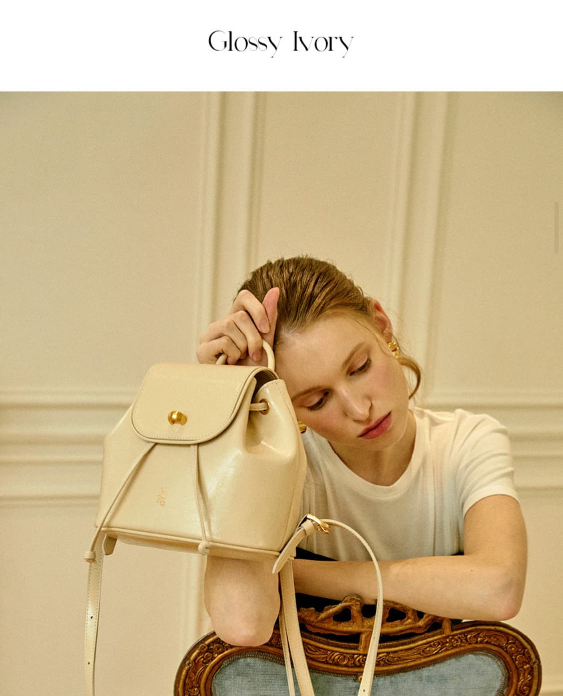 엔딜로즈 미니 마농백 glossy ivory 상품이미지1
