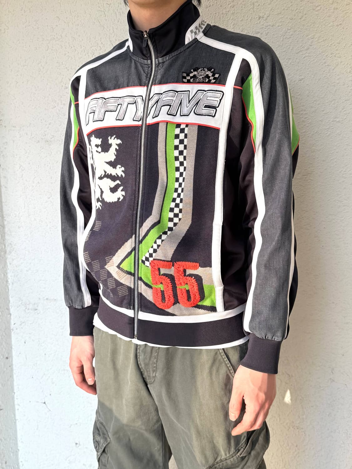 95 EXR 데님 멀티컬러 올드스쿨 레이싱 트랙탑 상품이미지9