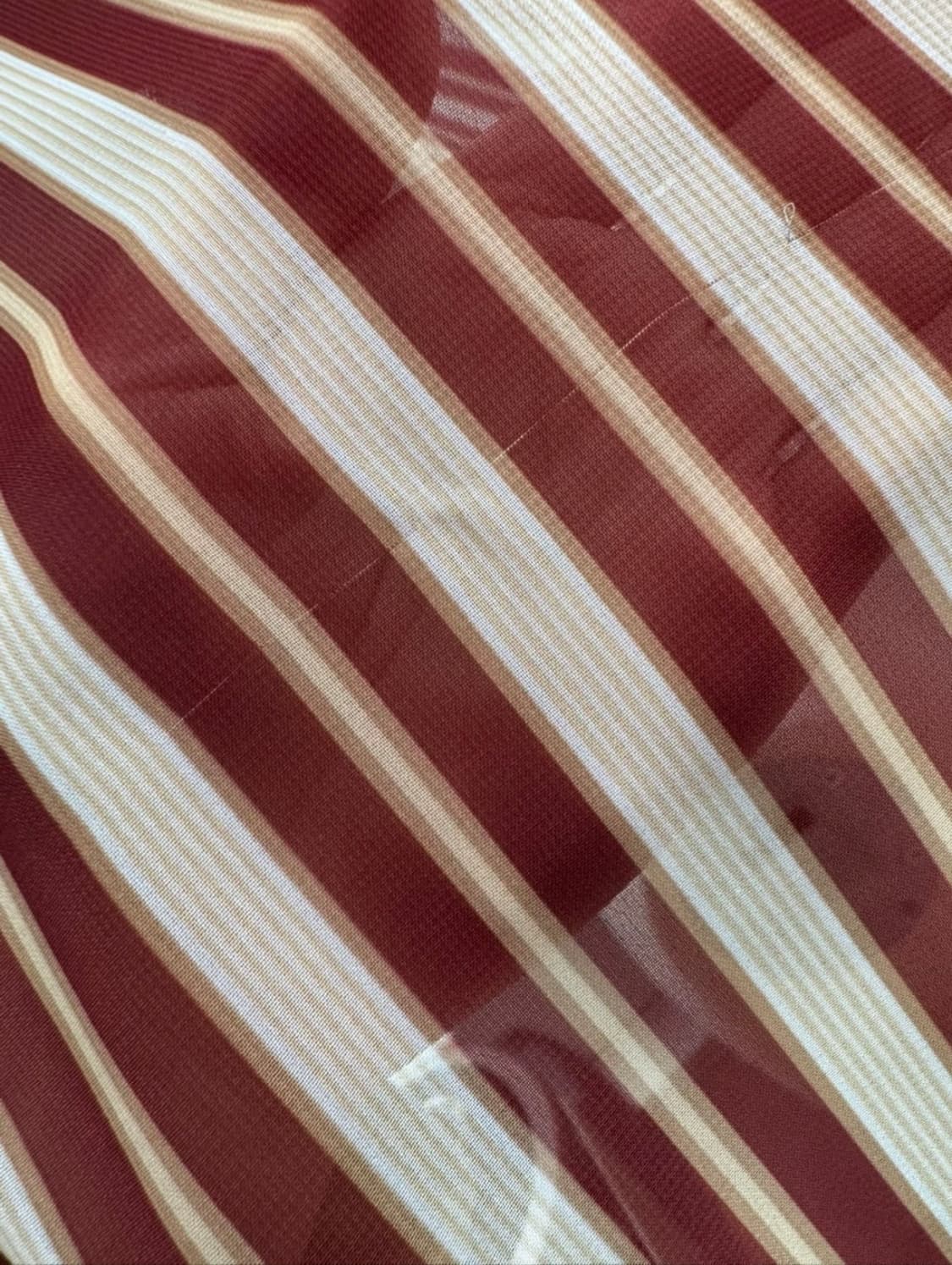 도르모르 2장 스트라이프 쉬폰 방문 가리개 커튼 L 상품이미지7