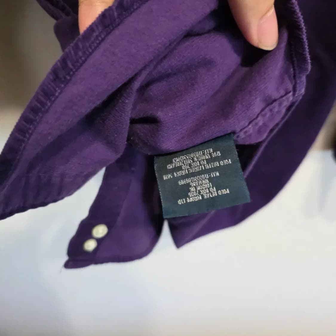 폴로 랄프로렌 키즈 코듀로이 셔츠 퍼플 4/4T 사이즈 상품이미지8
