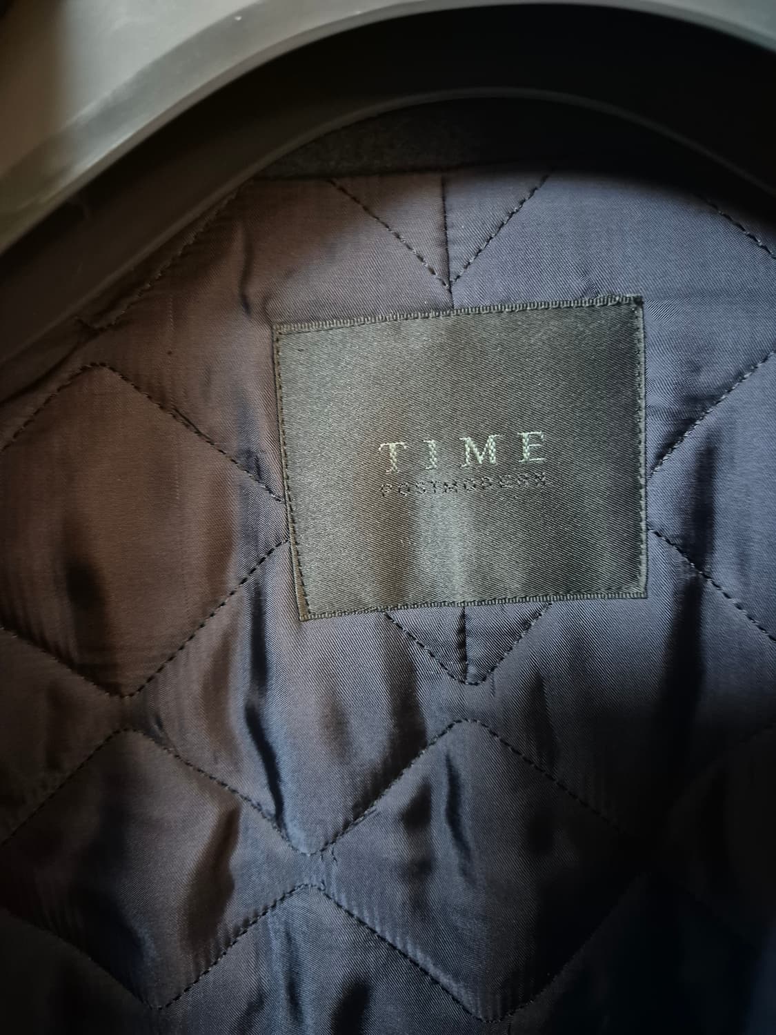 타임옴므 캐시미어 싱글코트 105 블루 상품이미지3