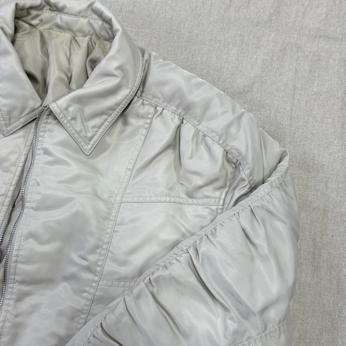 엘무드 아이보리 크롭 점퍼 46 상품이미지2