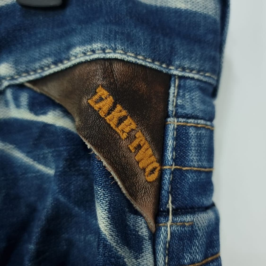 [빈티지] 와이드 신치백 데님 팬츠 청바지 M19273 상품이미지6