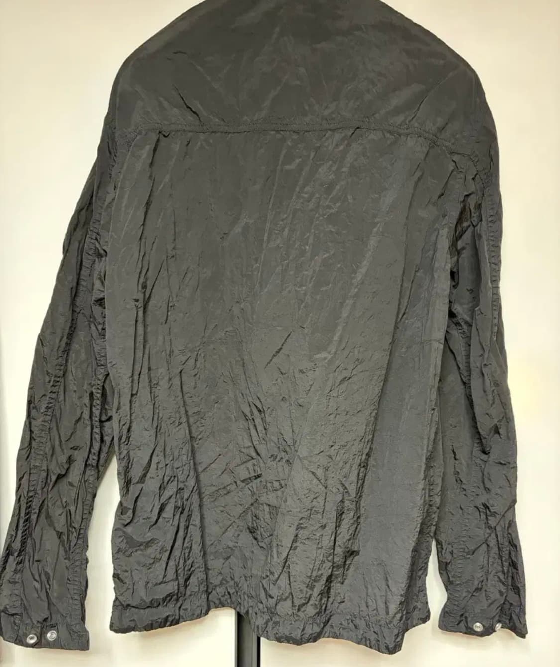 [XL]25SS 스톤아일랜드 크링클랩스 블랙 오버셔츠 상품이미지2