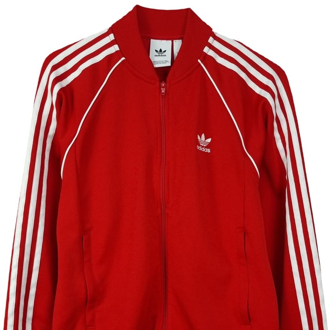 [아디다스] 슈퍼스터 져지 트랙탑 집업 자켓 레드 M18782 상품이미지4