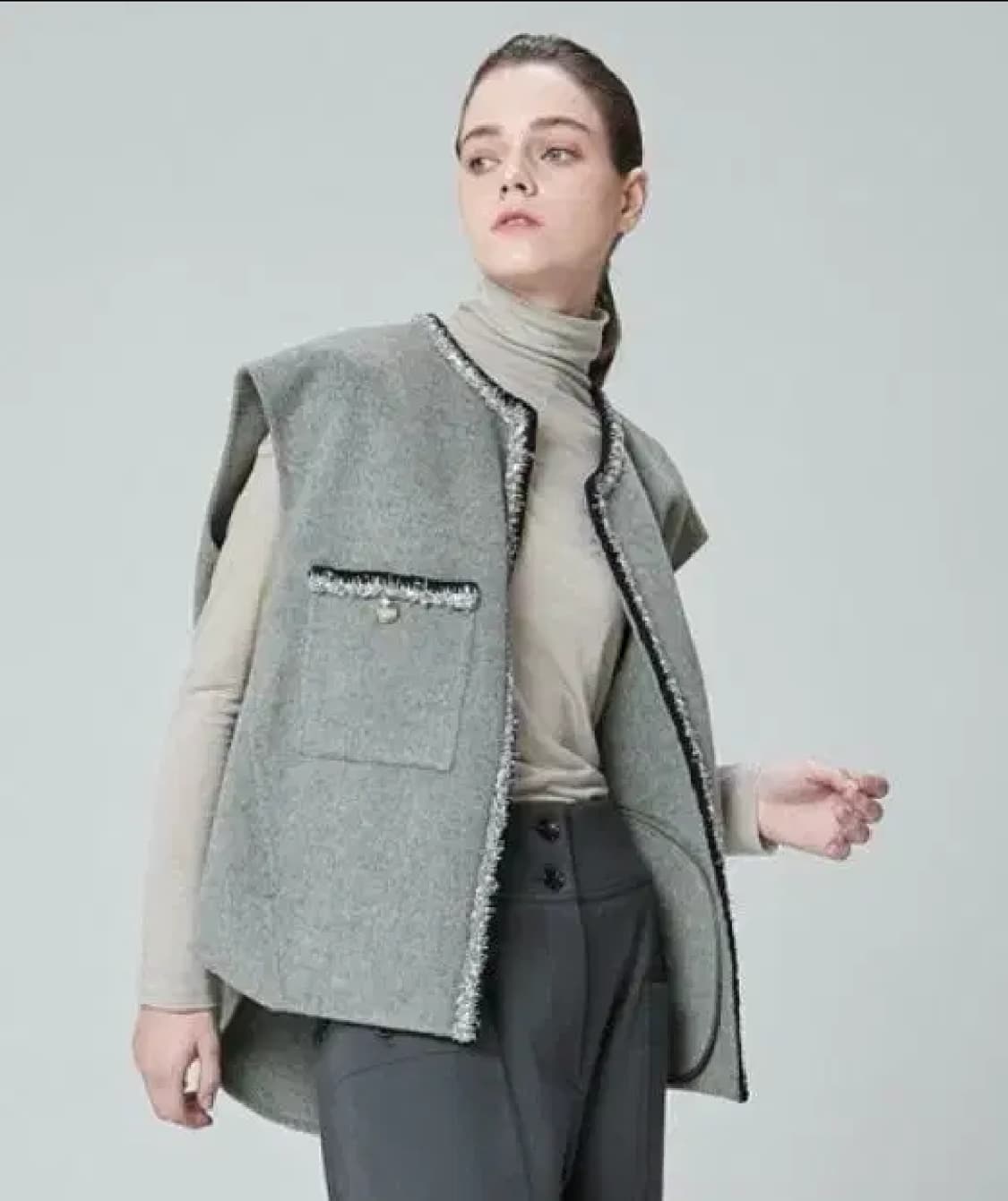 여성 55size 시스템 브레이드 라인 베스트 조끼 상품이미지1