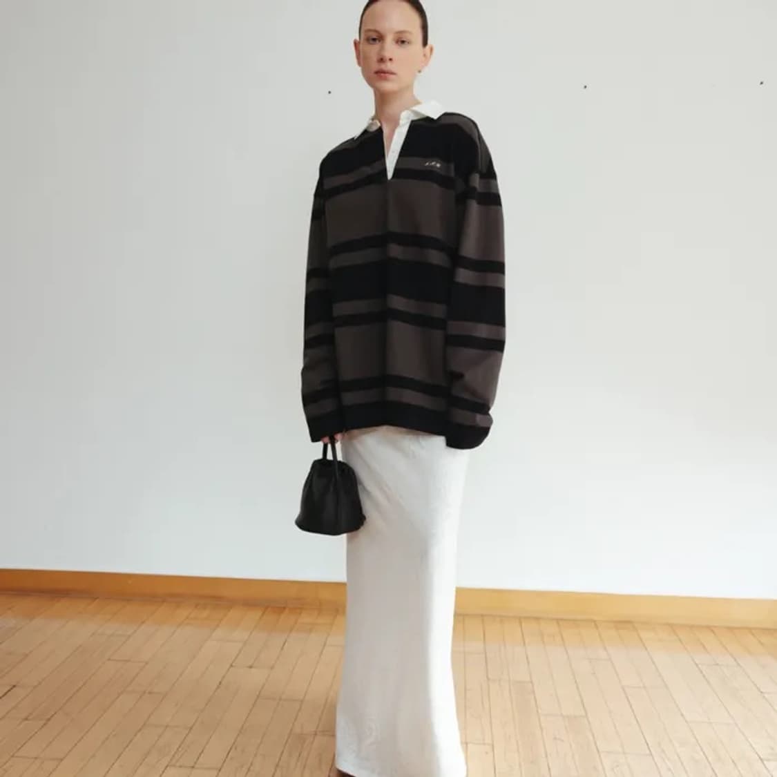 모노하 레이스 스커트 블랙 상품이미지2