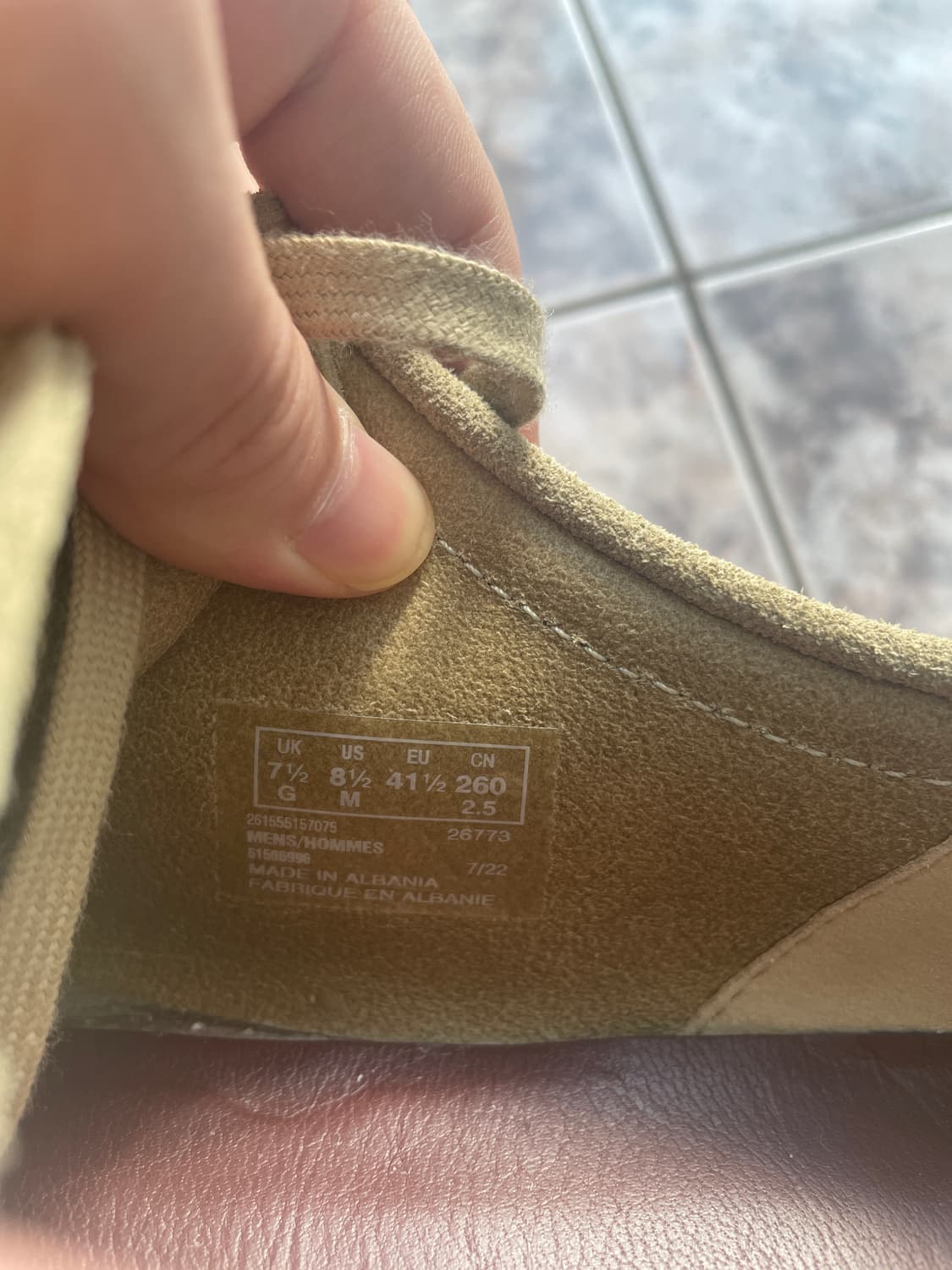 클락스 왈라비 메이플 260 상품이미지1