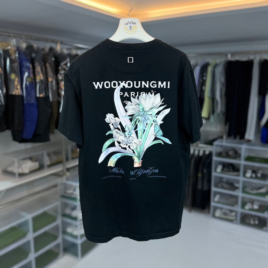 [리오브] 우영미 플라워 백로고 반팔 상품이미지1