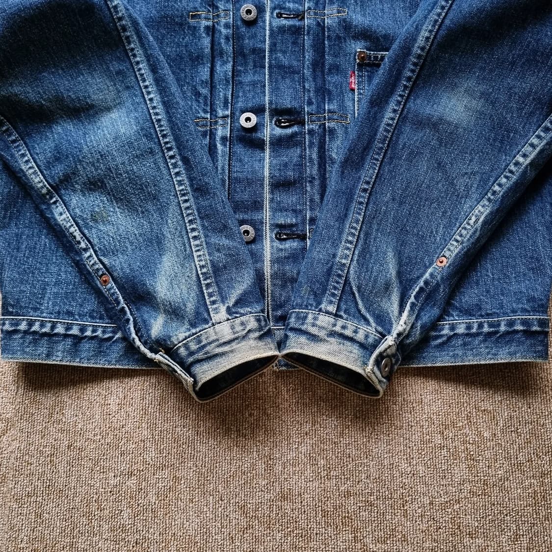 jpn 90s LEVIS 71506 1세대 대전 복각 Jkt 40sz 상품이미지4