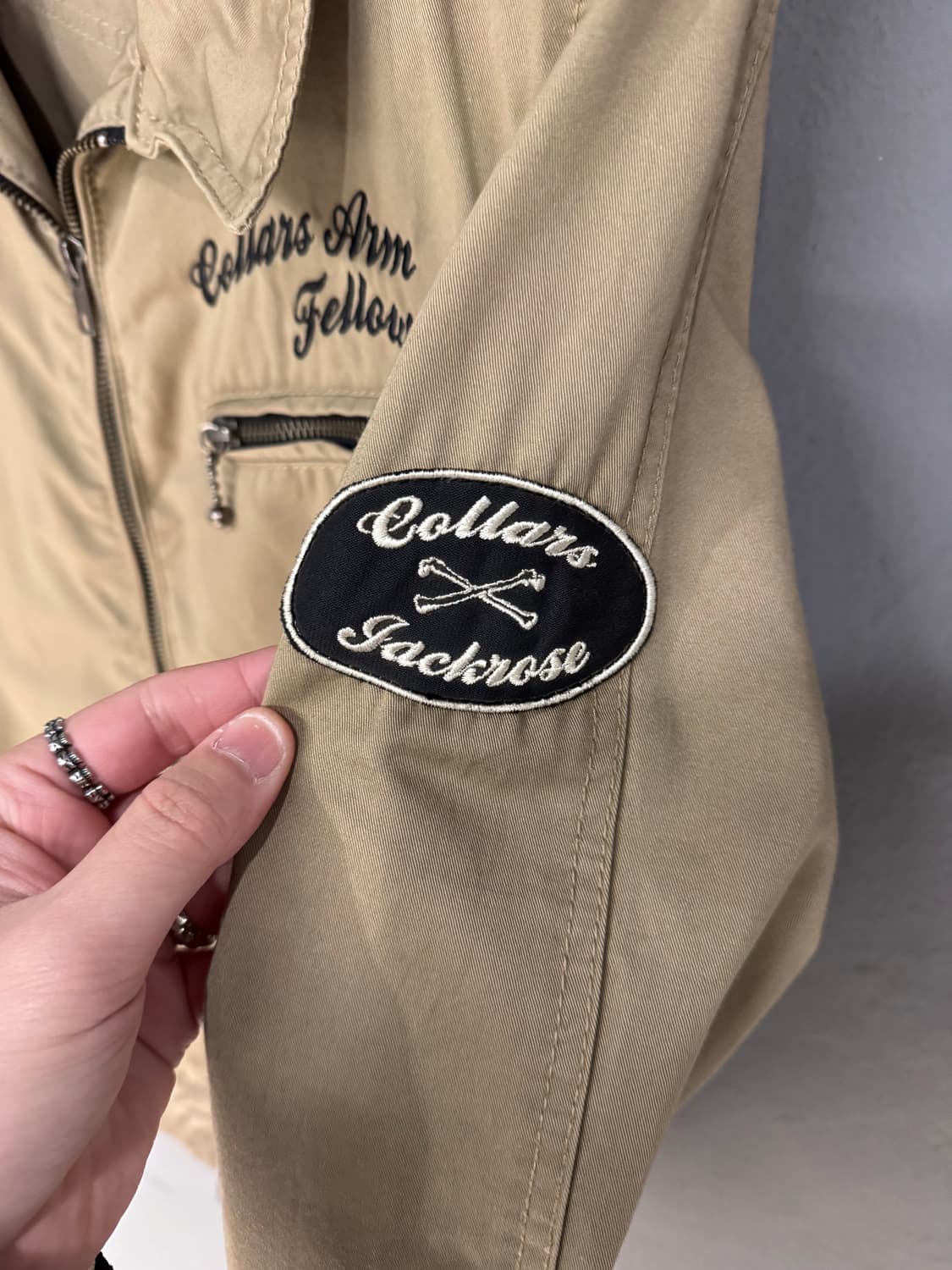 Jackrose x Collars 투웨이 패치 바이커자켓 상품이미지9