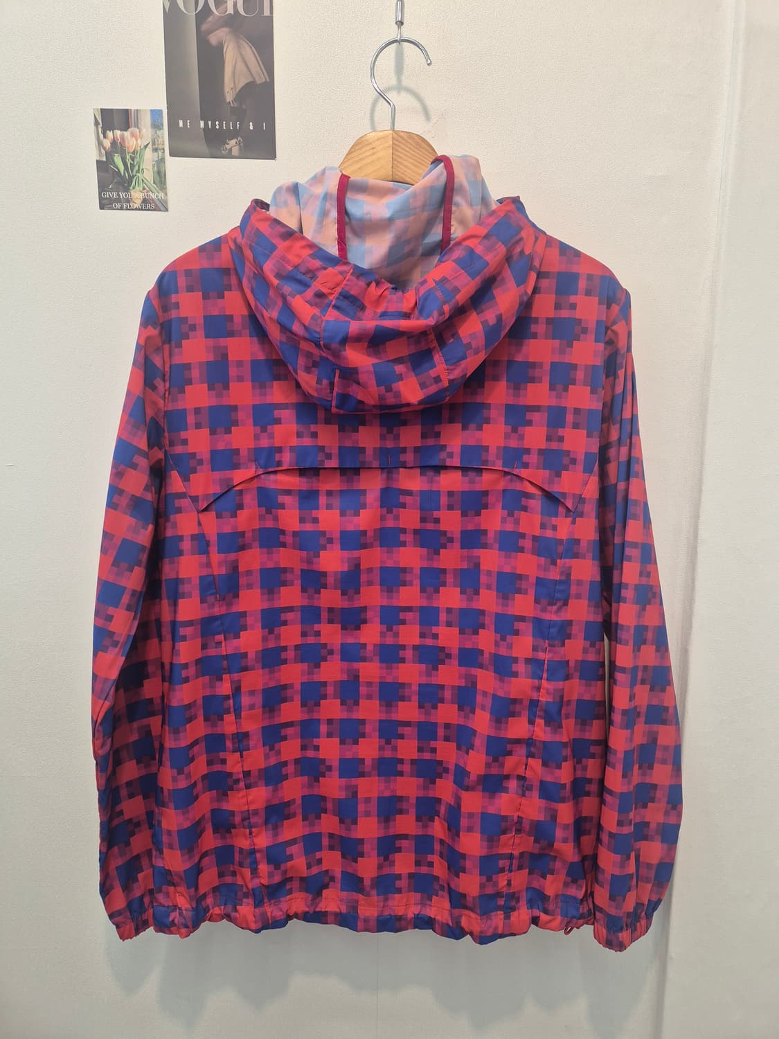 FILA의 체크 패턴 바람막이  100
 상품이미지3