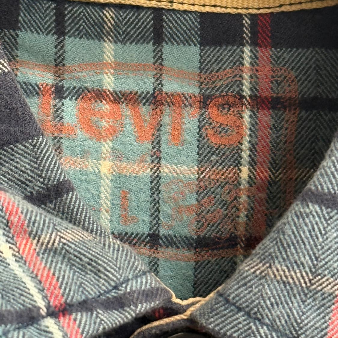 리바이스 체크 셔츠 (L) AB0027 상품이미지2