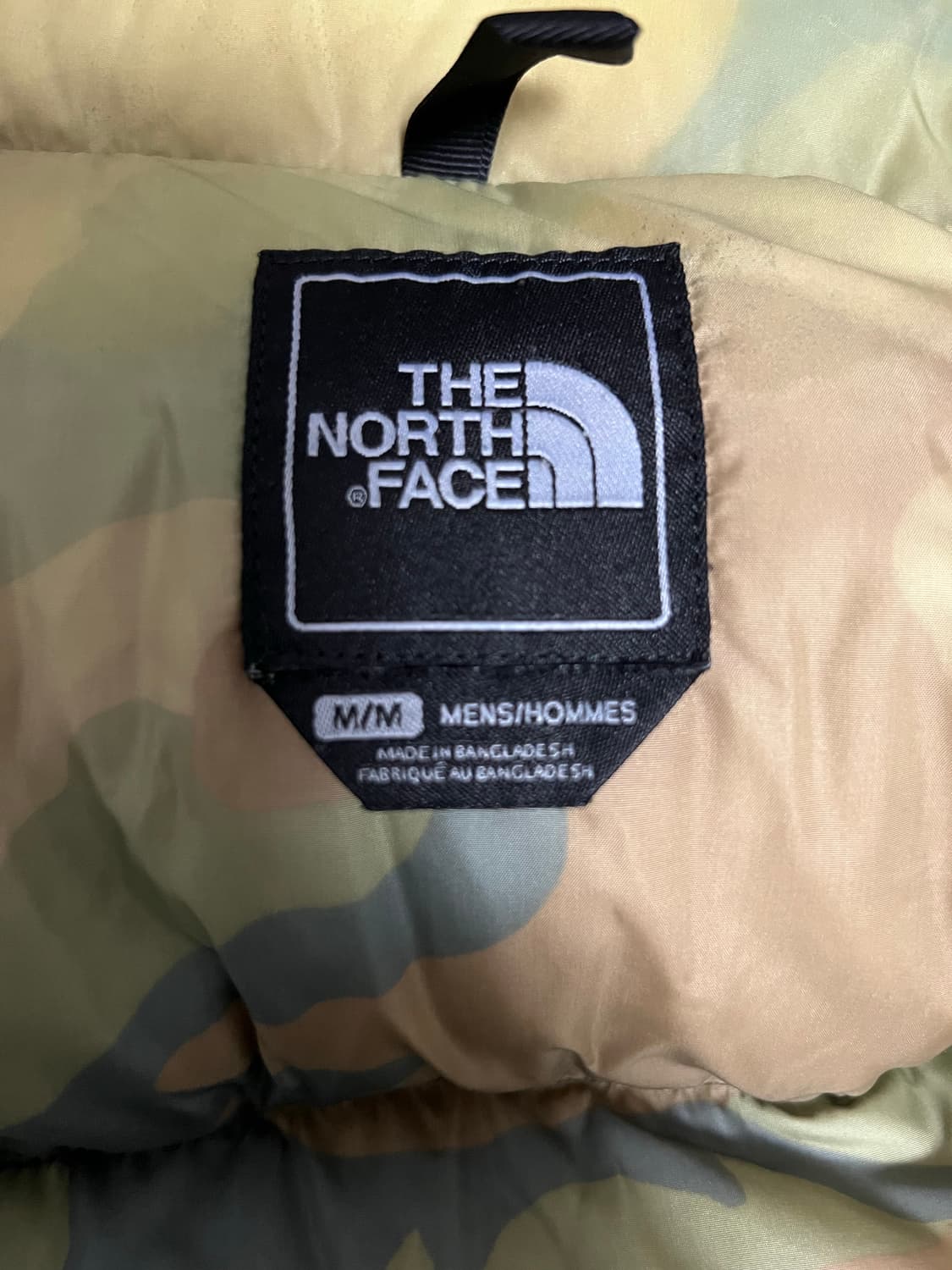 노스페이스 카모 눕시 센터로고 M사이즈 상품이미지5