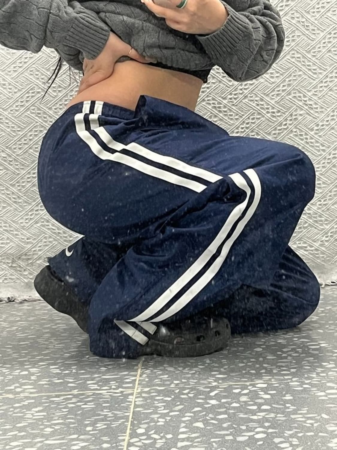 나이키 올드스쿨 베스킷볼 와이드 벌룬핏 트랙팬츠  L C06429 상품이미지1