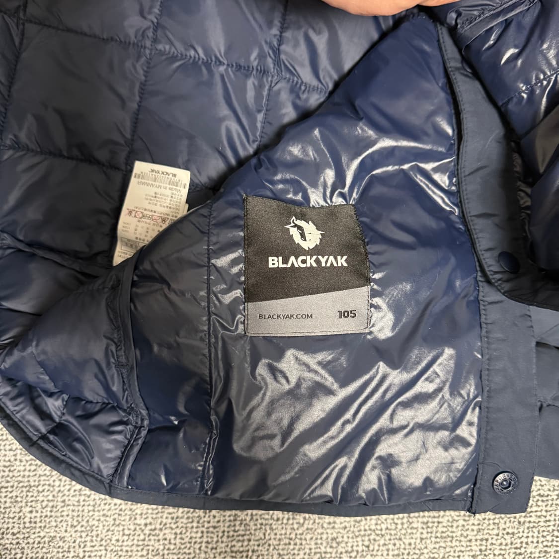 블랙야크 패딩조끼 다크네이비 105 상품이미지4