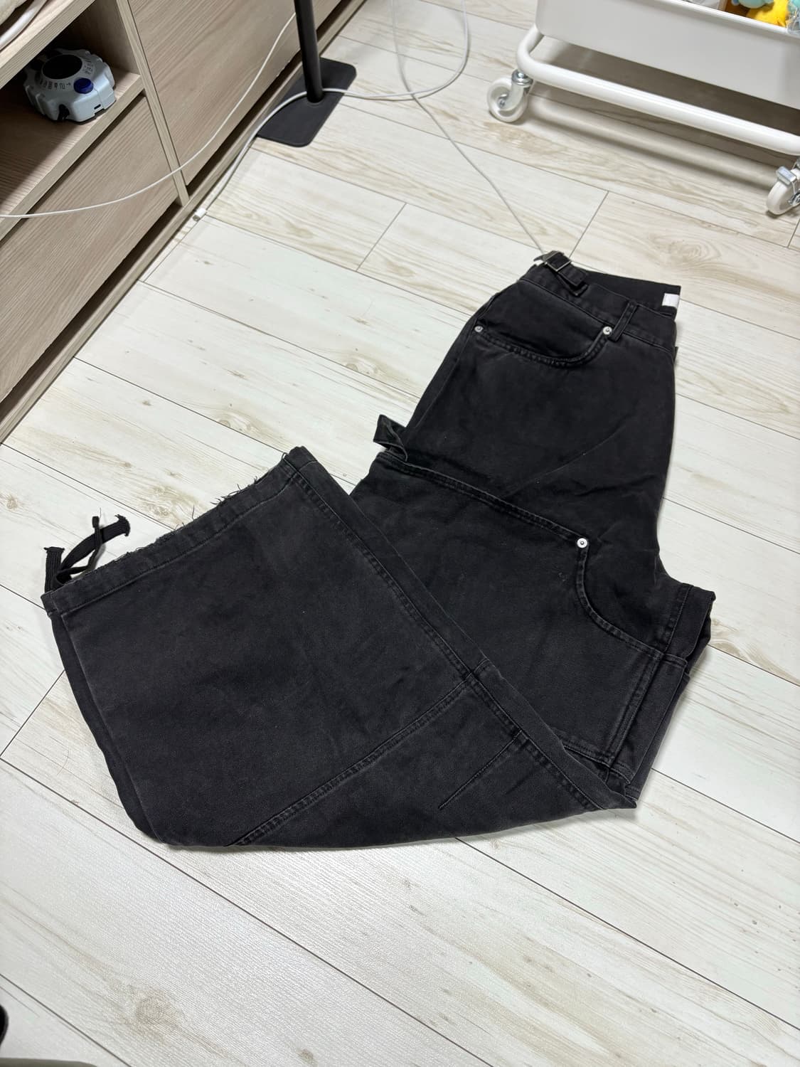 논노드 더블니 빈티지블랙 2사이즈 상품이미지1