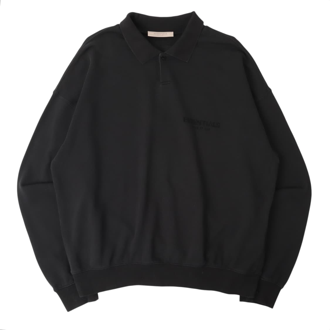 에센셜 오버사이즈 카라 코튼 스웻셔츠 상품이미지1