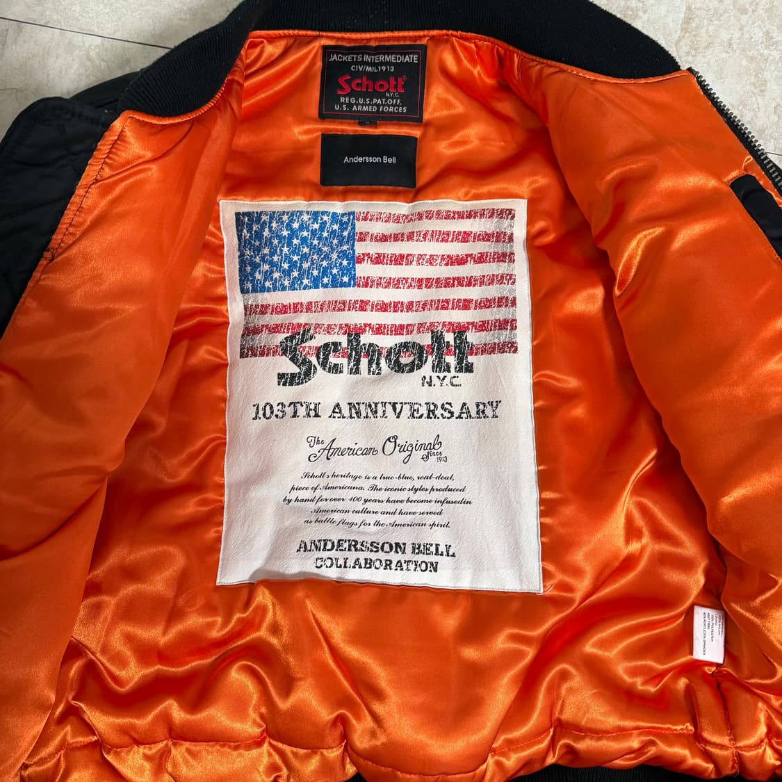 앤더슨벨 x 스캇 앤더슨벨자켓 스카쟌 항공점퍼 상품이미지3