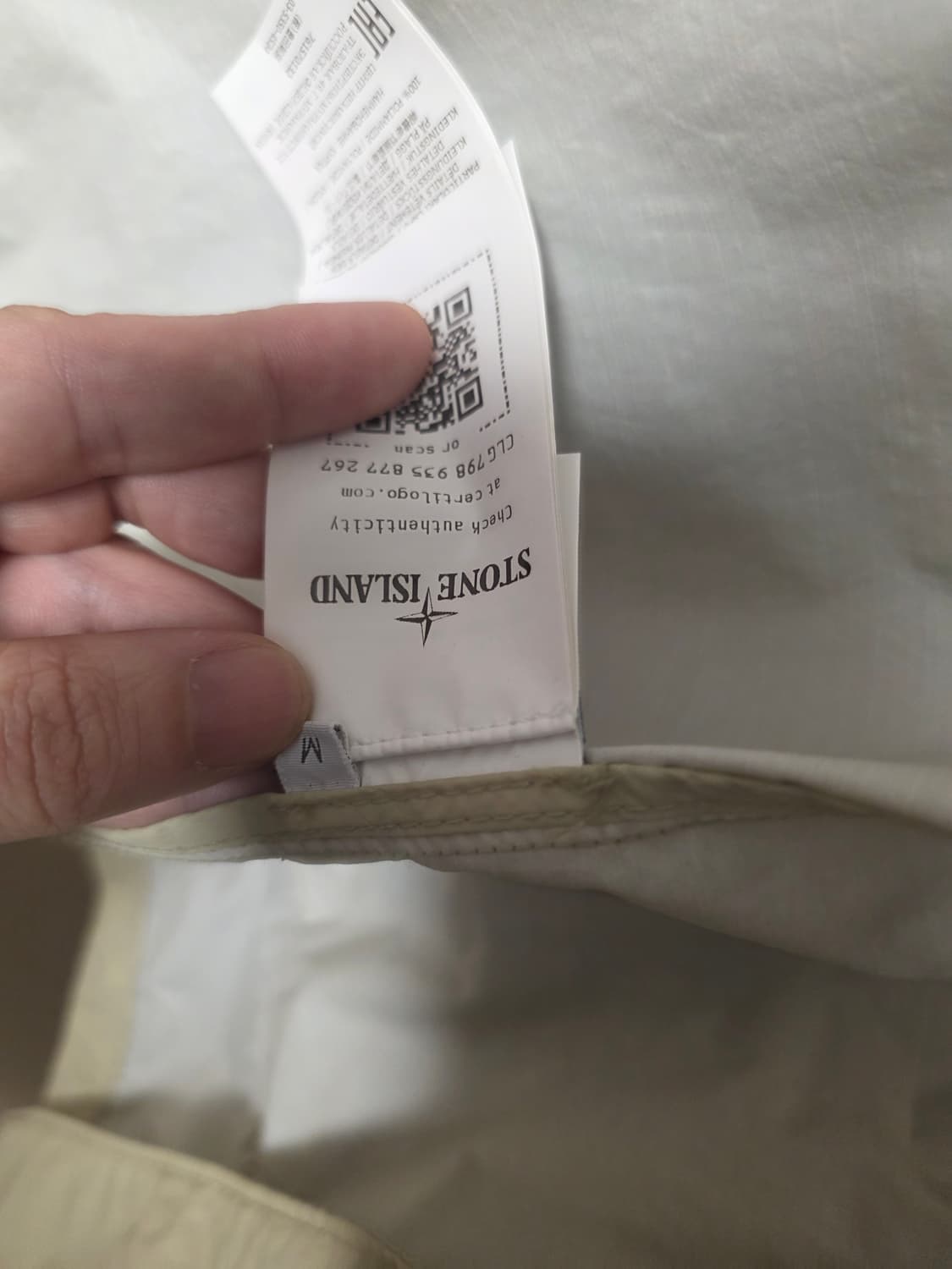 스톤아일랜드 나슬란 롱기장 자켓 야상 바람막이 M 상품이미지3