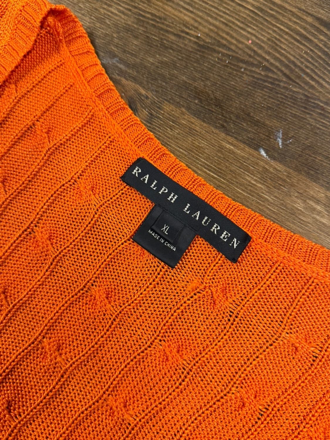 랄프로렌 블랙라벨 100% 실크 니트 탑 55~66 상품이미지6