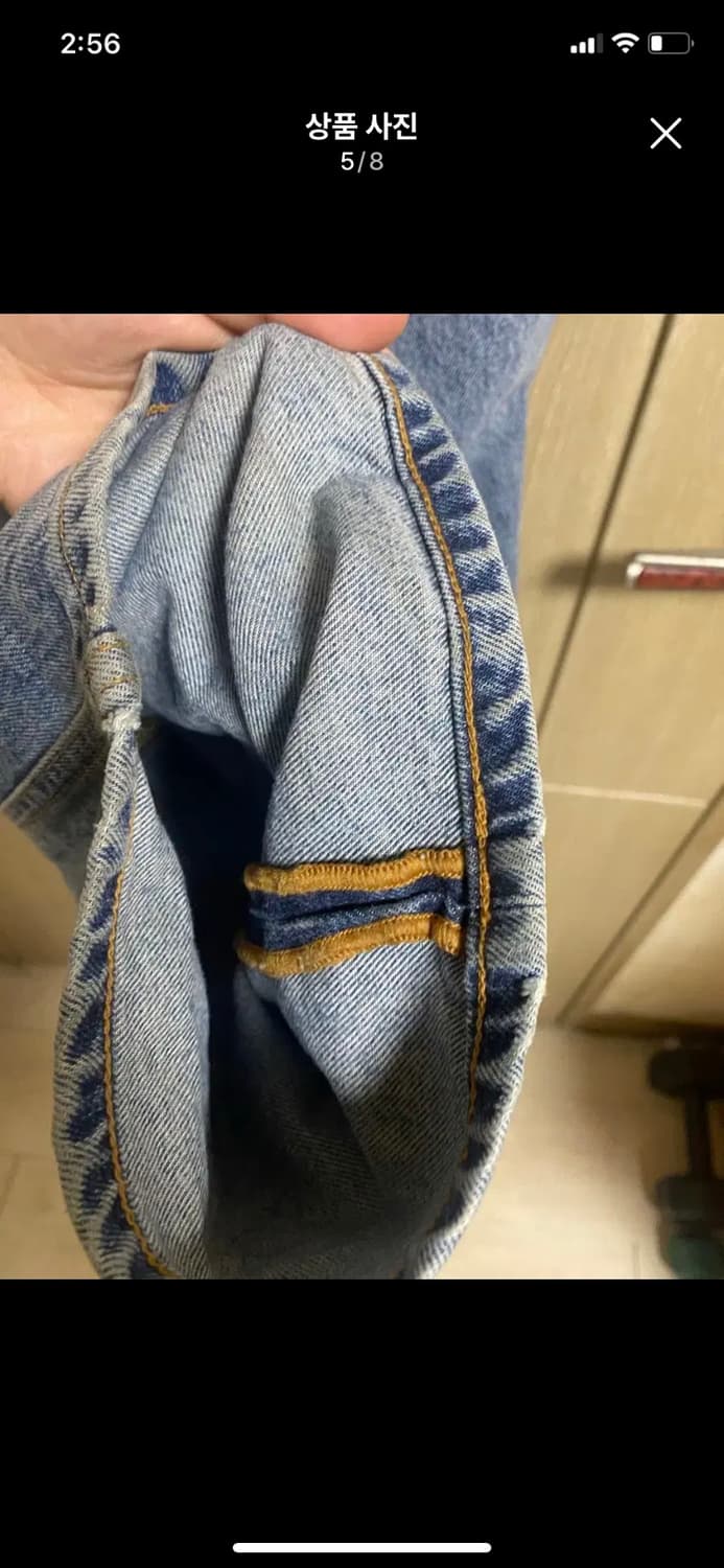 [slickandeasy] 슬릭앤이지 연청 데님 2사이즈 상품이미지5