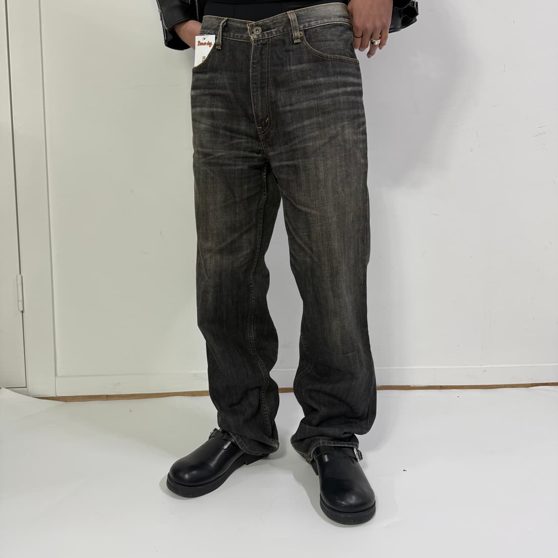 2000s 리바이스 재팬 흑청 데님팬츠  상품이미지3
