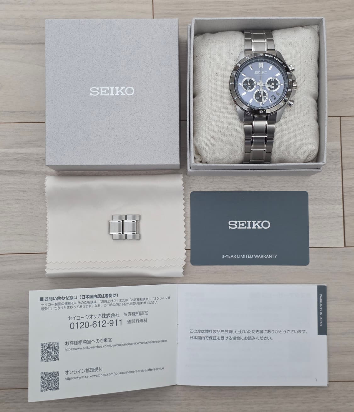 세이코 (SEIKO) 스피릿 쿼츠 크로노 그래프 SBTR027 시계 상품이미지1