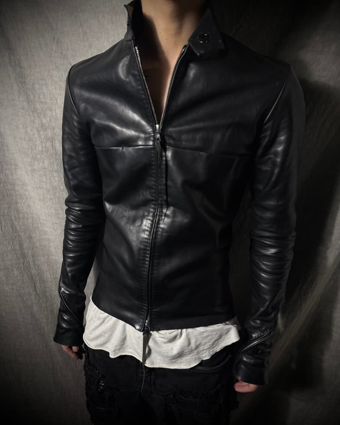 M.A+ Maurizio Amadei Cow Leather Jacket 상품이미지2