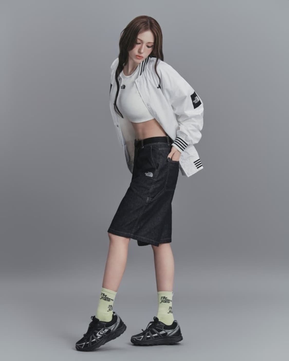 노스페이스 데님 카팬터 버뮤다 쇼츠 36 상품이미지5