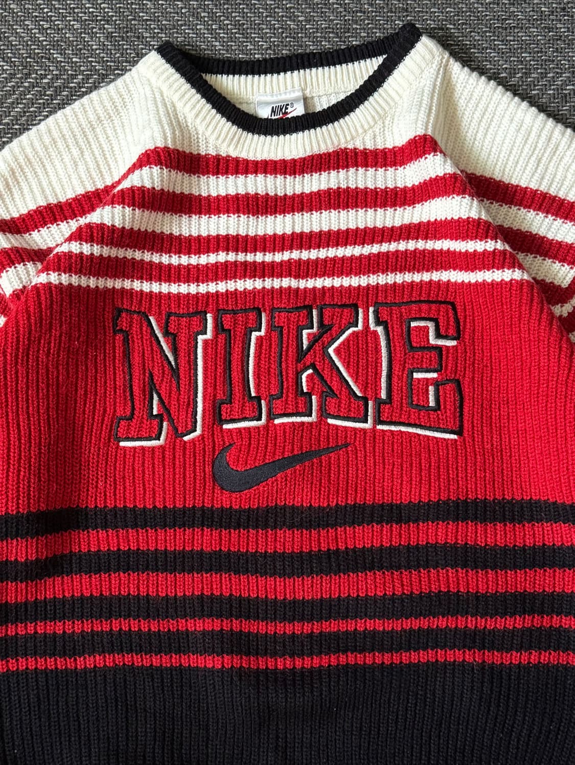 올드 나이키 스펠아웃 아크릴 스웨터 (105) 상품이미지2