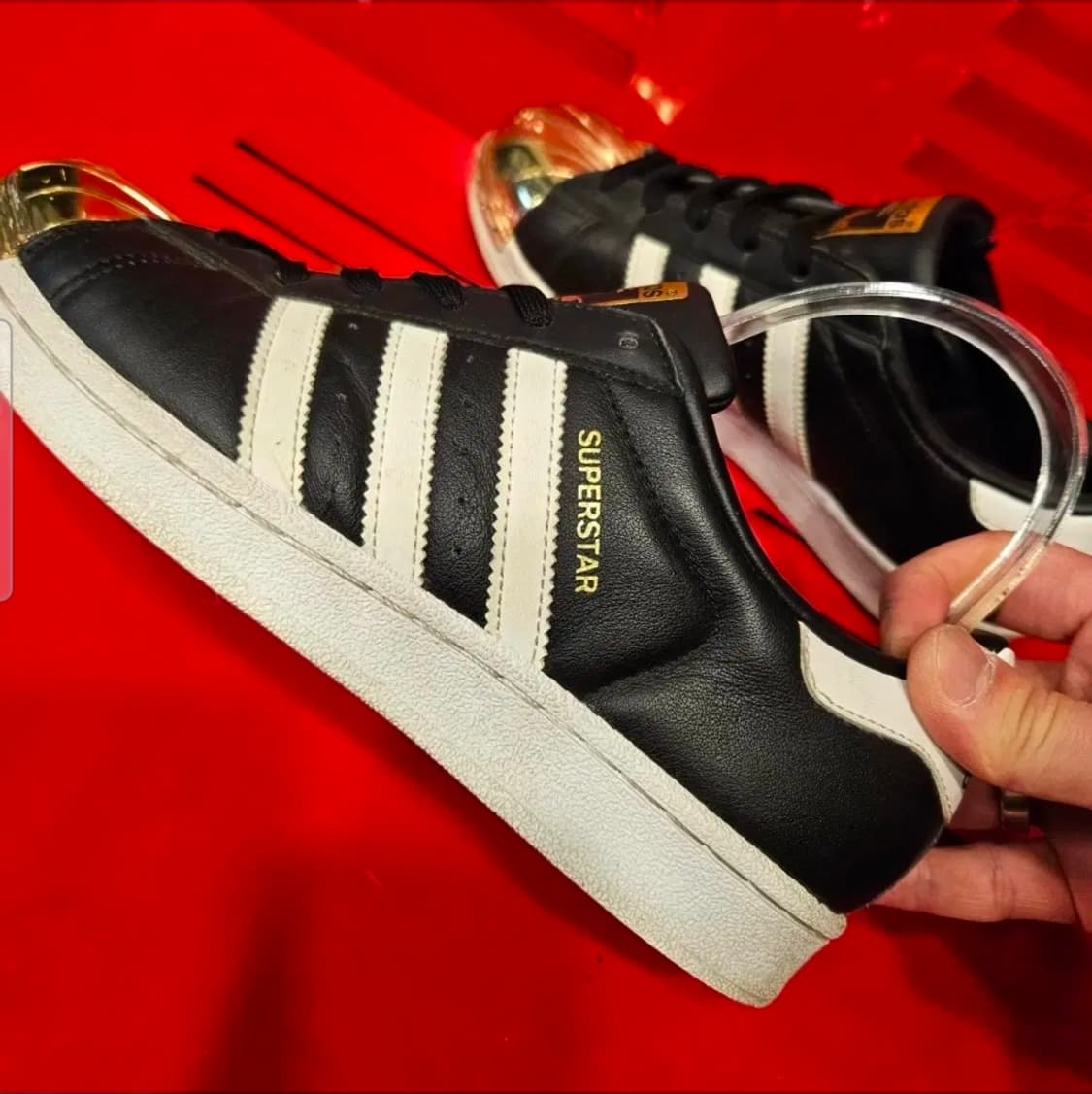 아디다스(Adidas) 슈퍼스타 메탈토 스니커즈 230size 상품이미지4